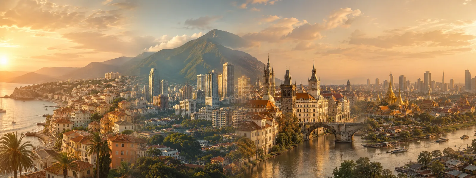 IVF destinations worldwide — Mediterranean, Latin American, and European cities